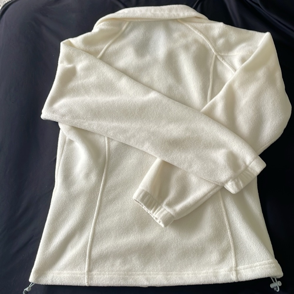 Columbia Women's Cream Fleece Lightweight Jacket - Picture 2 of 10